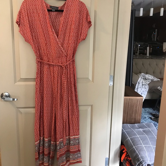 primark red jumpsuit